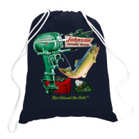 Johnson Vintage Outboard Motors Love Drawstring Bags | Artistshot