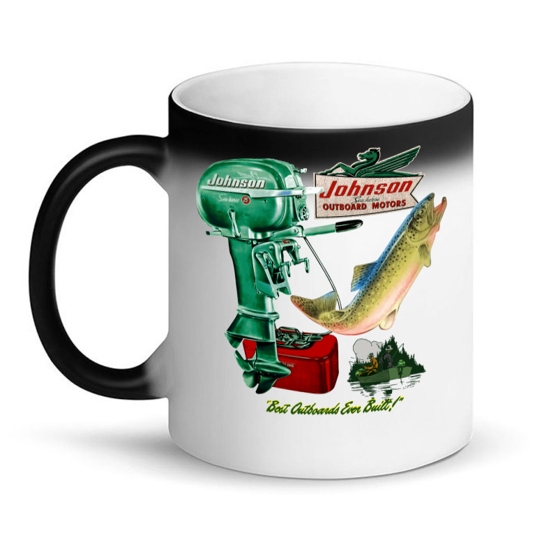 Johnson Vintage Outboard Motors Love Magic Mug | Artistshot