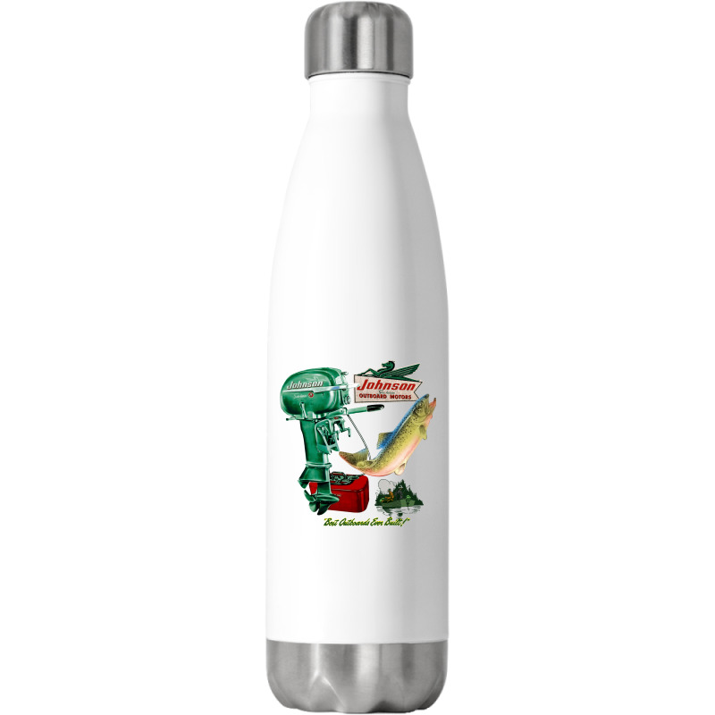 Johnson Vintage Outboard Motors Love Stainless Steel Water Bottle | Artistshot