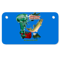 Johnson Vintage Outboard Motors Love Motorcycle License Plate | Artistshot