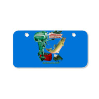 Johnson Vintage Outboard Motors Love Bicycle License Plate | Artistshot