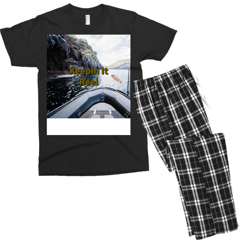 Keepin It Reel Hipster Men's T-shirt Pajama Set | Artistshot