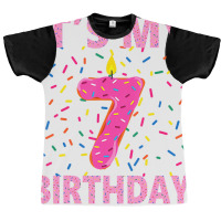 Sweet Donut It's My 7th Birthday Shirt 7 Yrs Old G Graphic T-shirt | Artistshot