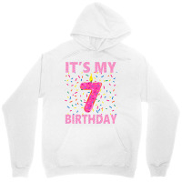 Sweet Donut It's My 7th Birthday Shirt 7 Yrs Old G Unisex Hoodie | Artistshot