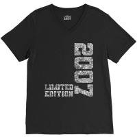 Sweet Sixteen Boy And Girl 2007 Vintage 16th Birth V-neck Tee | Artistshot