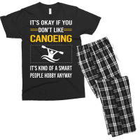 Funny Smart People Canoeing Canoe Cool Men's T-shirt Pajama Set | Artistshot