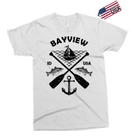 Bayview Lake Town Idaho Fishing Boat Paddle Advent Exclusive T-shirt | Artistshot