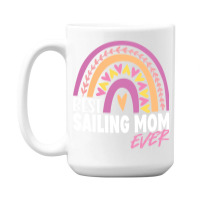 Best Sailing Mom Ever Retro 15 Oz Coffee Mug | Artistshot