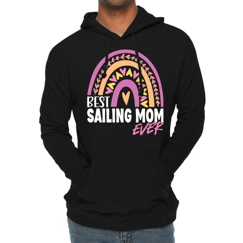 Best Sailing Mom Ever Retro Lightweight Hoodie | Artistshot