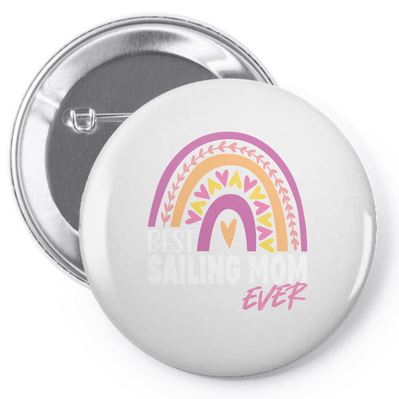 Best Sailing Mom Ever Retro Pin-back Button | Artistshot