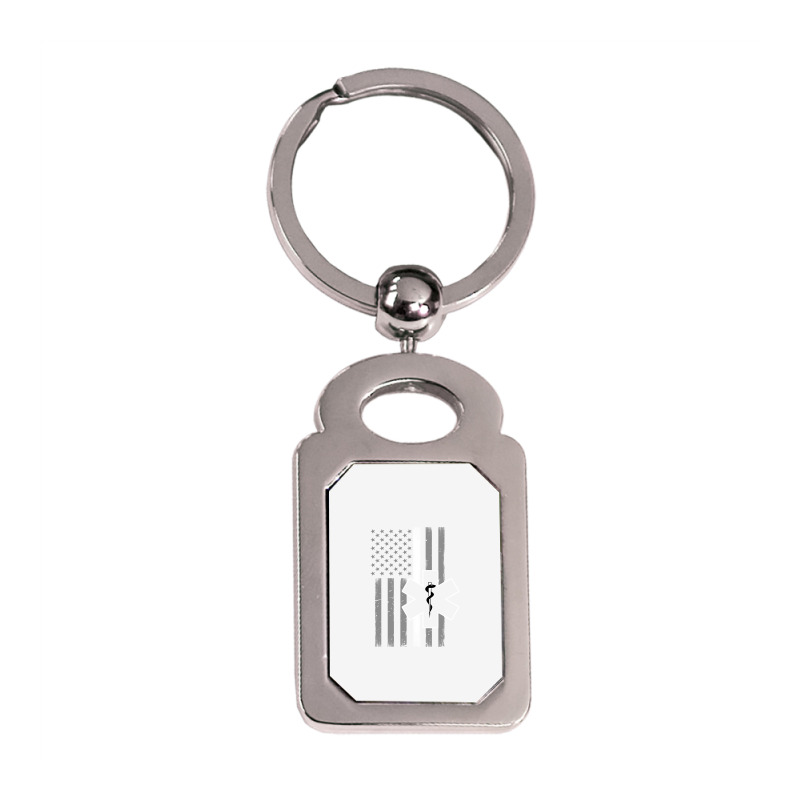 Emergency Medical Technician Hoodie   Emt Gift Silver Rectangle Keychain | Artistshot