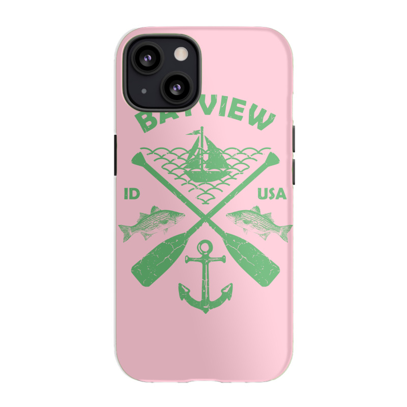 Bayview Lake Town Idaho Fishing Boat Paddle Advent Iphone 13 Case | Artistshot