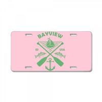 Bayview Lake Town Idaho Fishing Boat Paddle Advent License Plate | Artistshot