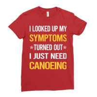 My Symptoms Canoeing Canoe Stars Ladies Fitted T-shirt | Artistshot