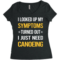 My Symptoms Canoeing Canoe Stars Women's Triblend Scoop T-shirt | Artistshot