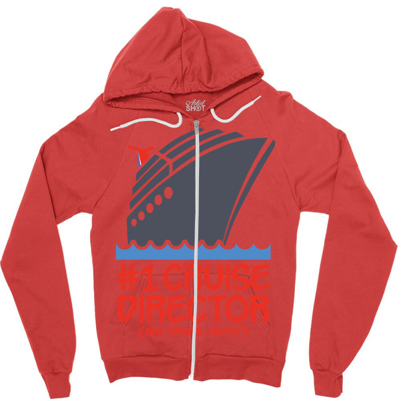 No 1 Cruise Director Hippie Zipper Hoodie | Artistshot