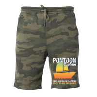 Pontoon Captain Like A Regular Captain Only More D Fleece Short | Artistshot