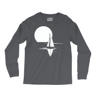 Simple Boat And Sunset Vintage Long Sleeve Shirts | Artistshot