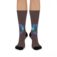 Sailing Sailing Retro Humor Crew Socks | Artistshot