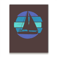 Sailing Sailing Retro Humor Metal Print Vertical | Artistshot