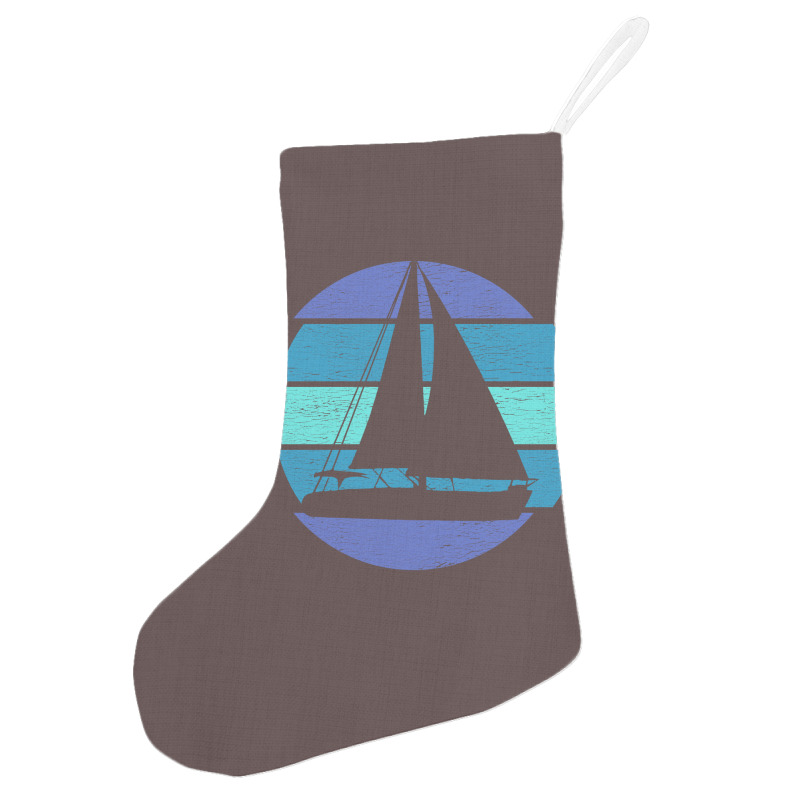 Sailing Sailing Retro Humor Holiday Stocking | Artistshot