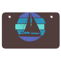 Sailing Sailing Retro Humor Atv License Plate | Artistshot