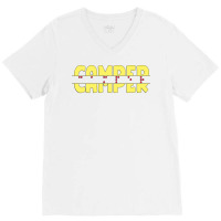 Braille Camper Unique Gift For The Visually Impair V-neck Tee | Artistshot