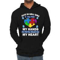 Grandma And My Heart Lightweight Hoodie | Artistshot