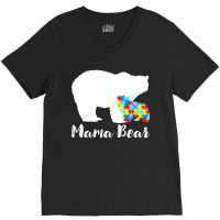 Mama Bear V-neck Tee | Artistshot