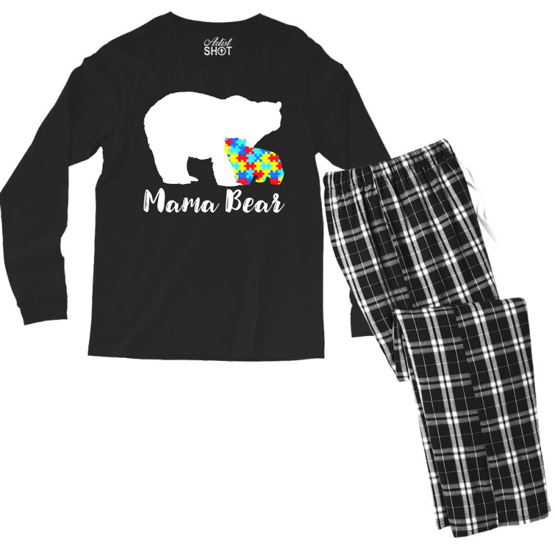 Mama Bear Men's Long Sleeve Pajama Set | Artistshot