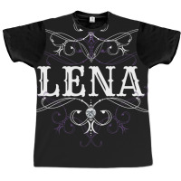 Lena Name Gothic Style Goth Ornament Love Graphic T-shirt | Artistshot