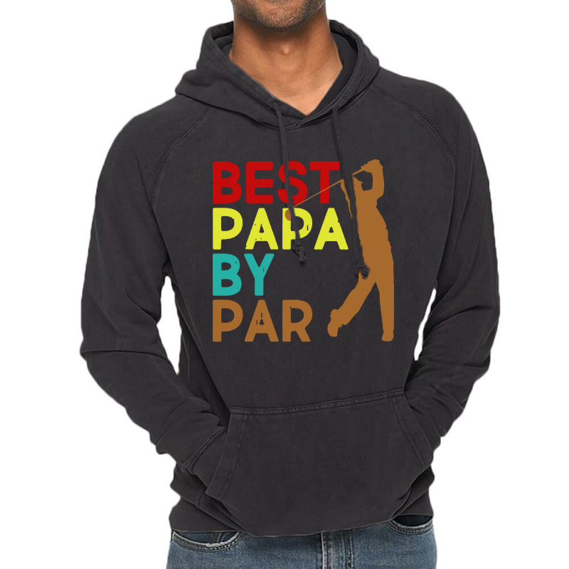 Best Papa By Par Vintage Hoodie | Artistshot