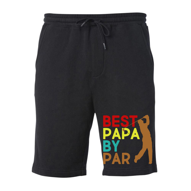 Best Papa By Par Fleece Short | Artistshot