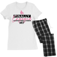 Finally Engaged Mf Bride Bachelorette Party Funny Women's Pajamas Set | Artistshot