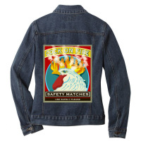 Safety Matches Cock On Fire! Ladies Denim Jacket | Artistshot