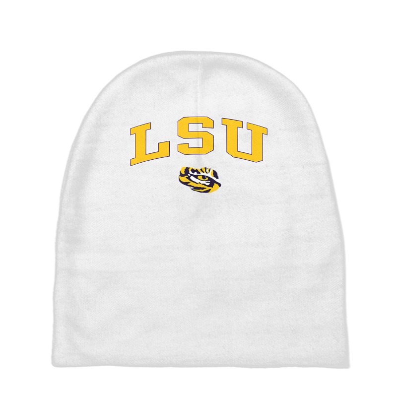 Mens Lsu Tigers Arch Over Purple Officially Licens Baby Beanies by haileyvirgile | Artistshot