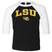 Mens Lsu Tigers Arch Over Purple Officially Licens Toddler 3/4 Sleeve Tee | Artistshot