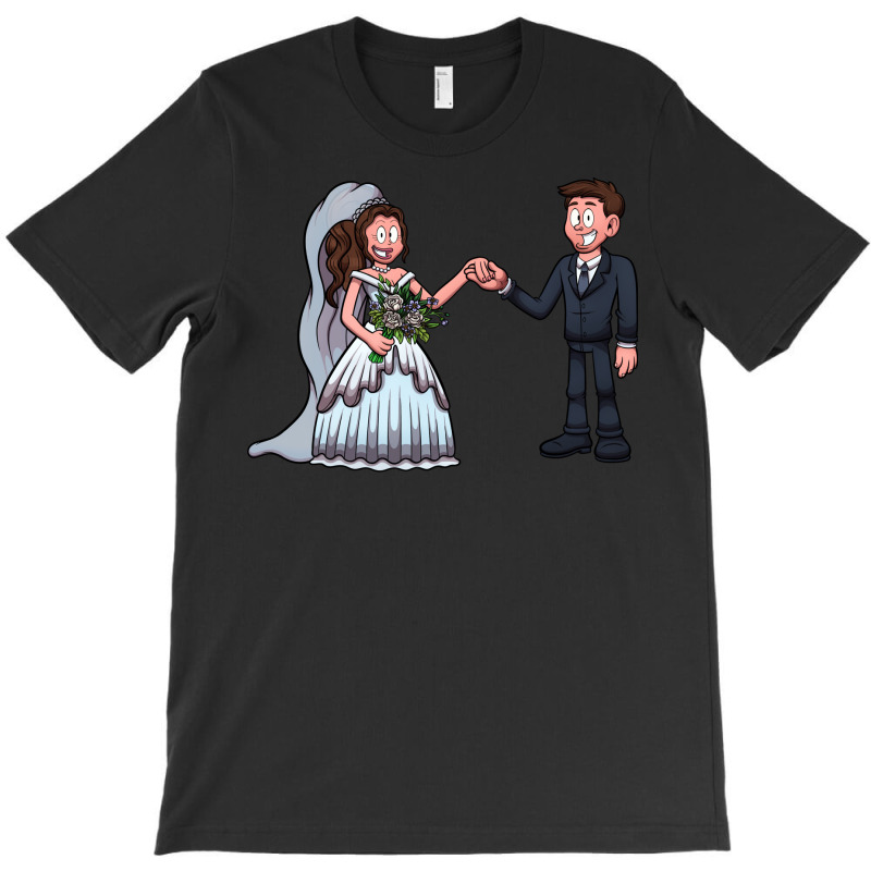 Bride And Groom 70s T-Shirt by nocniwignera | Artistshot