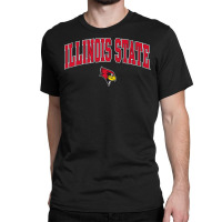 Illinois State Redbirds Arch Over Black Officially Classic T-shirt | Artistshot