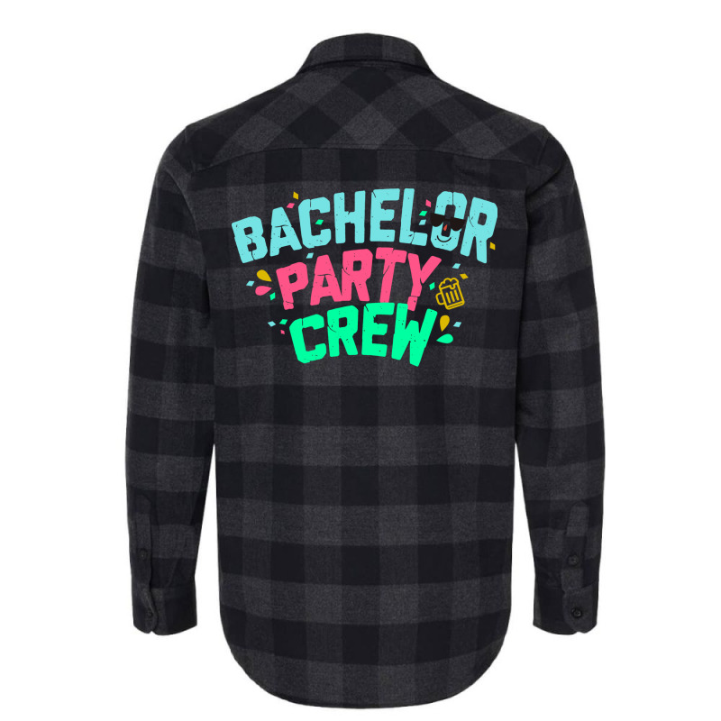 Bachelor Party Crew Yellow Flannel Shirt | Artistshot