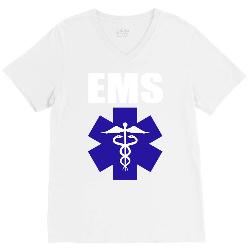 Ems Emt Paramedic Pullover Hoodie Emergency Medical Tech V-neck Tee | Artistshot