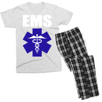 Ems Emt Paramedic Pullover Hoodie Emergency Medical Tech Men's T-shirt Pajama Set | Artistshot