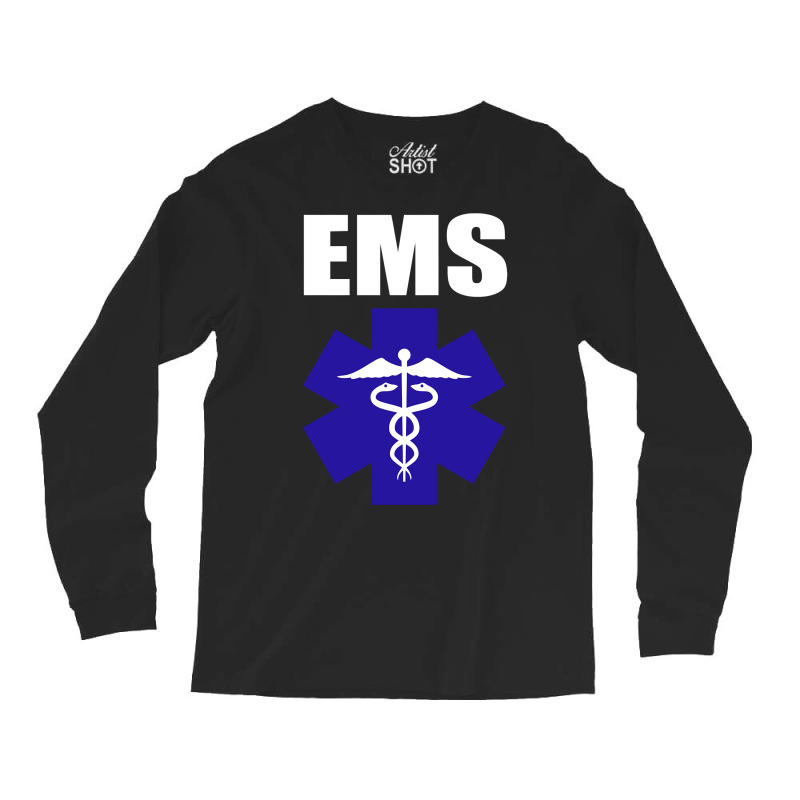 Ems Emt Paramedic Pullover Hoodie Emergency Medical Tech Long Sleeve Shirts | Artistshot