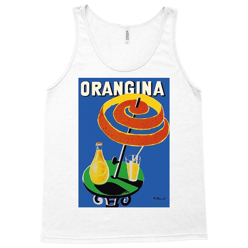 Orangina Sparkling Soda   Umbrella Ad Tank Top | Artistshot