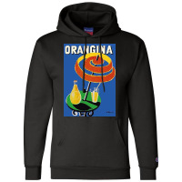 Orangina Sparkling Soda   Umbrella Ad Champion Hoodie | Artistshot