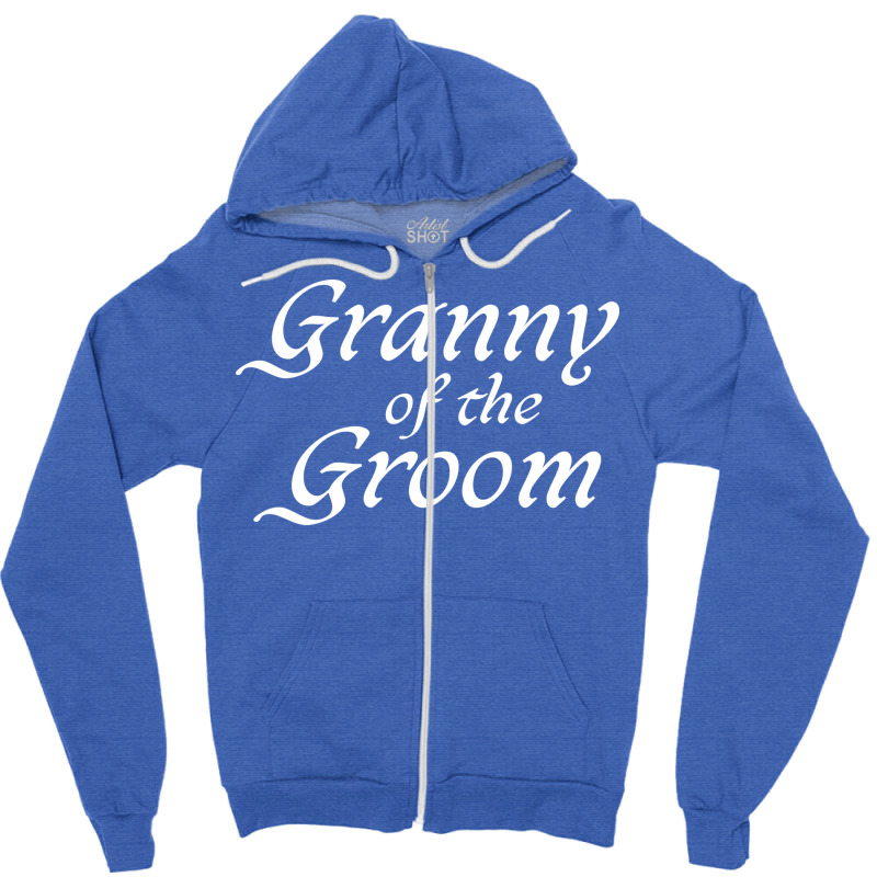 Granny Of The Groom Cute Zipper Hoodie by oskenhebaap | Artistshot