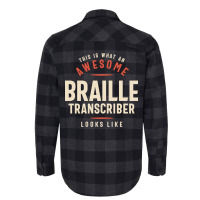 Funny Awesome Braille Transcriber Job Occupation R Flannel Shirt | Artistshot