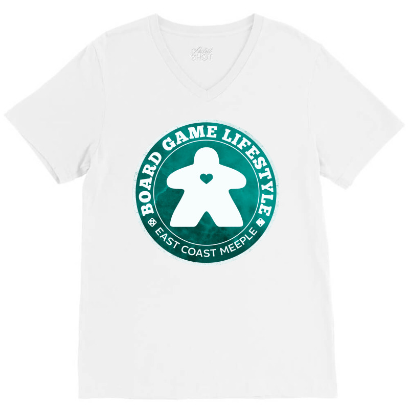 Board Game Lifestyle Green Nature V-neck Tee | Artistshot