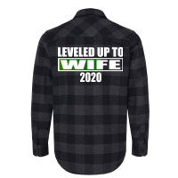 Leveled Up To Wife Cute Flannel Shirt | Artistshot