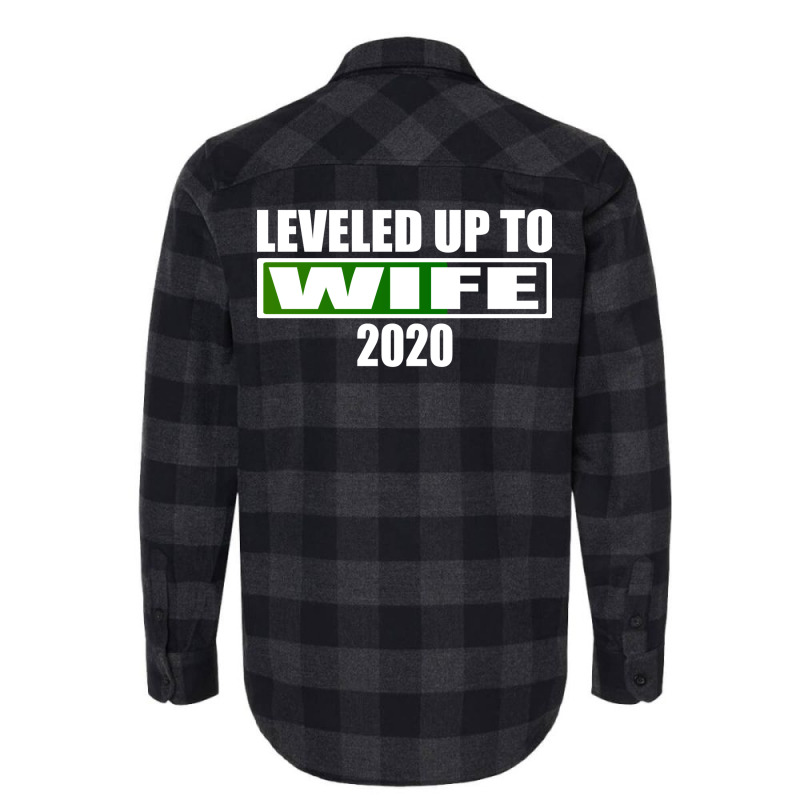 Leveled Up To Wife Cute Flannel Shirt | Artistshot